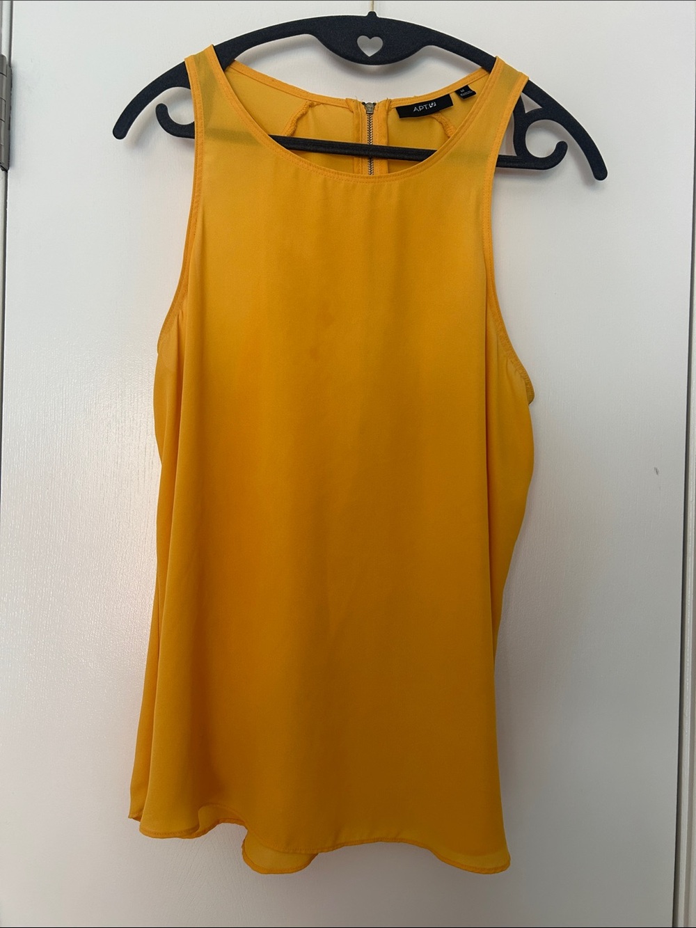 ✨5 for $15✨ Apt. 9 Mustard Yellow Sleeveless Chiffon Tank